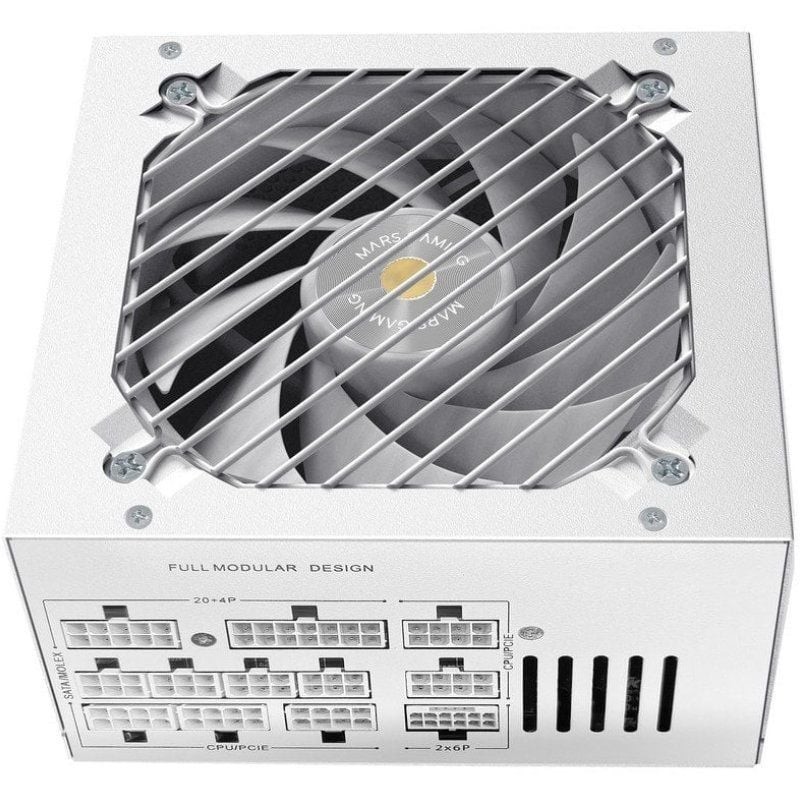 Fuente de Alimentación Mars Gaming MPB1000PSI/ 1000W/ Ventilador 14cm/ ATX 3.1/ PCIe 5.1/ 80 Plus Gold