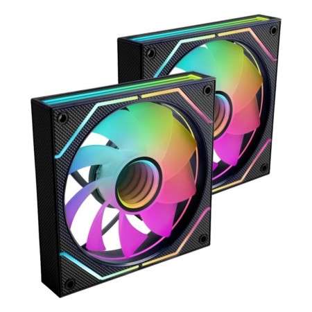 Pack 2 Ventiladores Mars Gaming MF-3DPROX2R/ 12cm/ ARGB