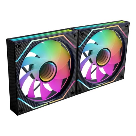 Pack 2 Ventiladores Mars Gaming MF-3DPROX2R/ 12cm/ ARGB