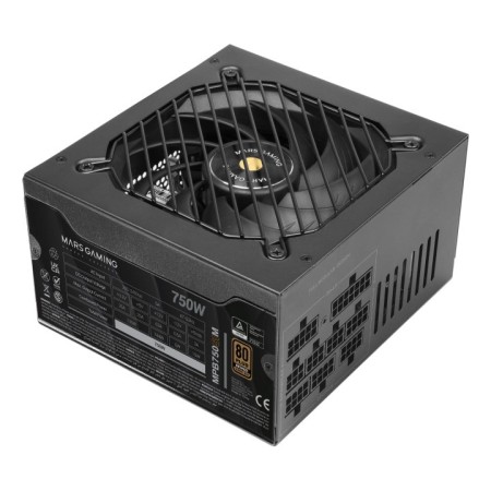 Fuente de Alimentación Mars Gaming MPB750SIM/ 750W/ Ventilador 14cm/ 80 Plus Bronze