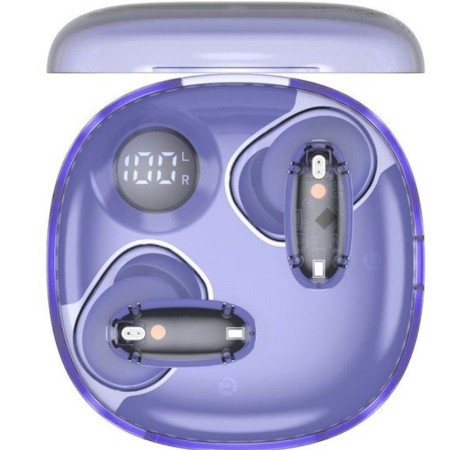Auriculares Bluetooth Mars Gaming MHIB2 con estuche de carga/ Autonomía 7h/ Morados