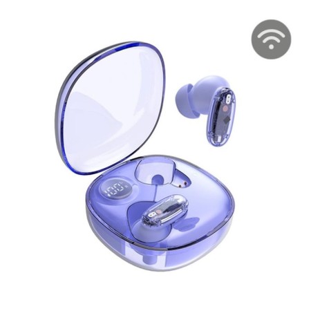 Auriculares Bluetooth Mars Gaming MHIB2 con estuche de carga/ Autonomía 7h/ Morados