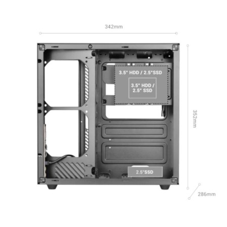 Caja Gaming Semitorre Mars Gaming MCV-ONE