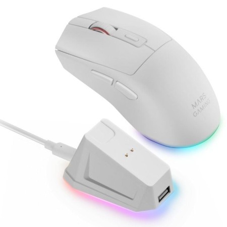 Raton inalambrico mars gaming mm - t3w blanco