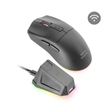 Raton inalambrico mars gaming mm - t3w blanco
