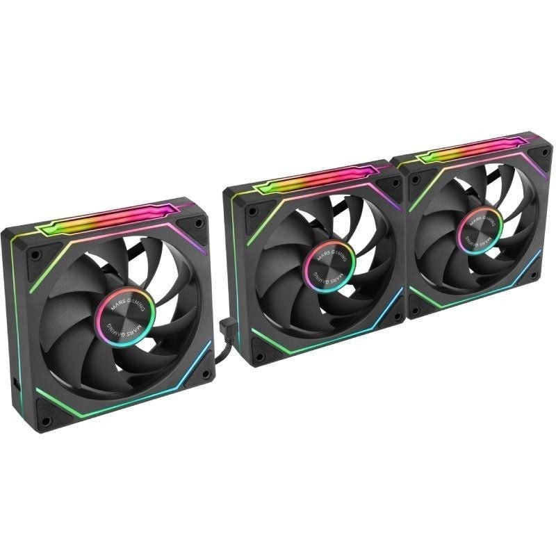Pack 3 Ventiladores Mars Gaming MF-LINKFINITYKIT2/ 12cm/ ARGB