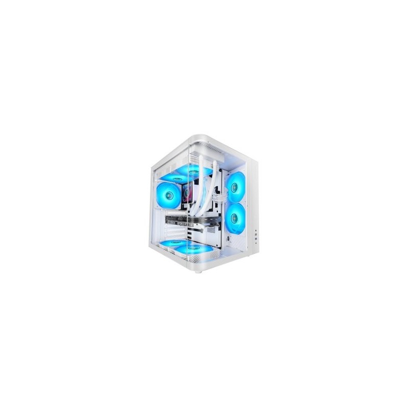 Caja Gaming Semitorre Mars Gaming MC-CURV/ Blanca