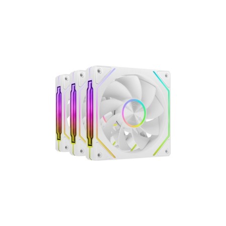 Ventilador caja mars gaming mf - linkfinity argb 3x 120mm blanco