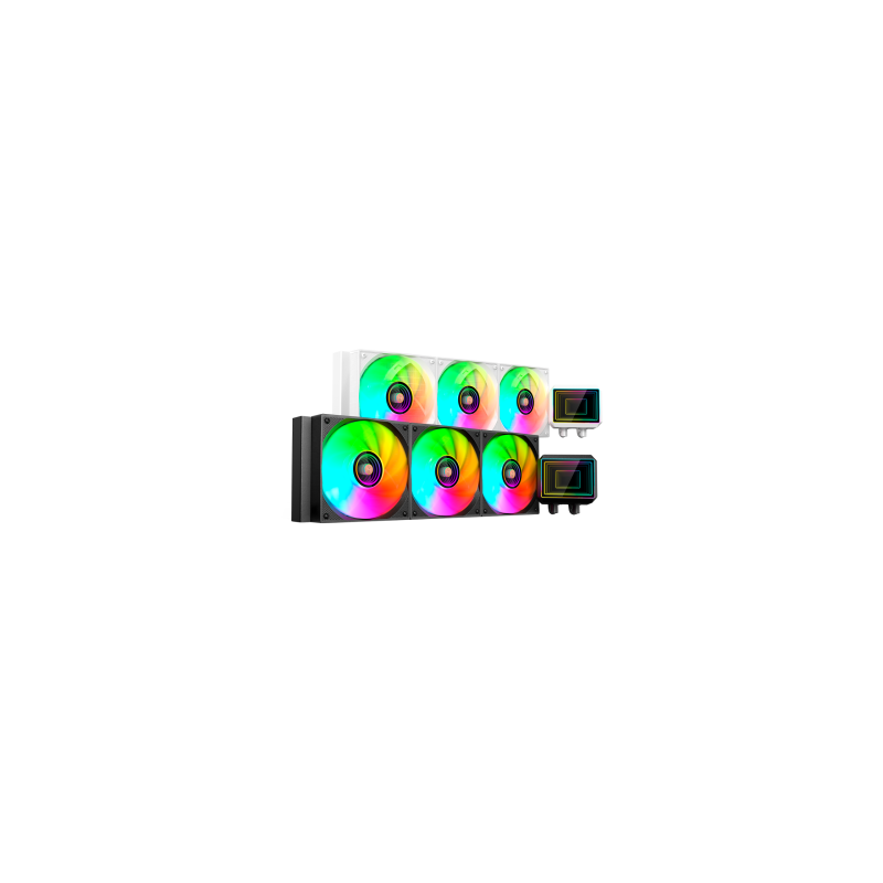 Kit refrigeracion liquida mars gaming ml - two360 argb 3x120mm negro