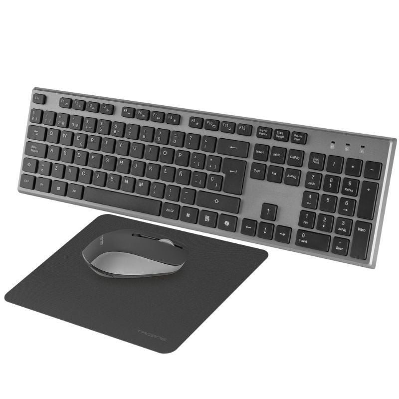Teclado + raton gaming tacens zenith low profile inalambrico
