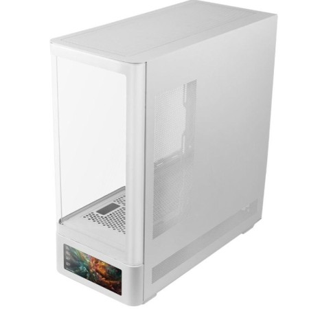Caja Gaming Semitorre Mars Gaming MC-LCDPRO/ Blanca