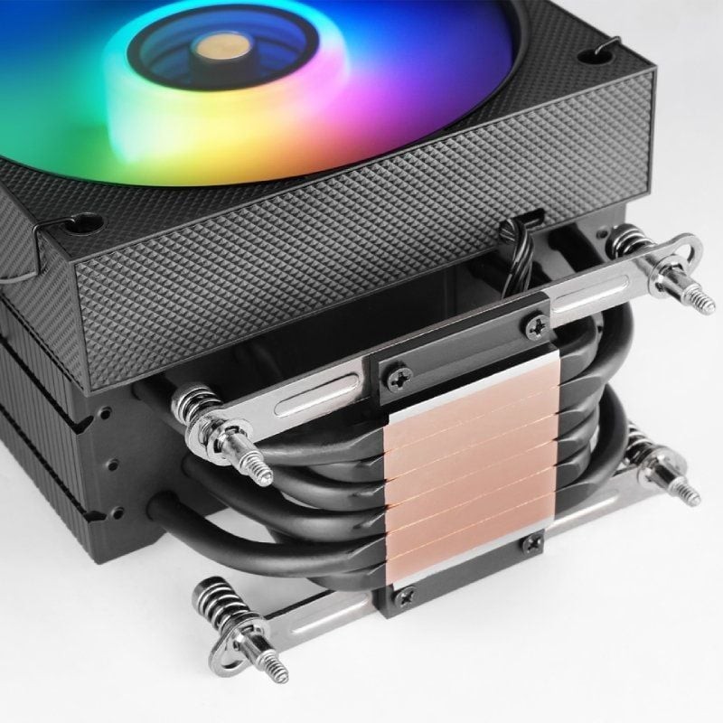 Ventilador disipador cpu mars gaming mcpulcd argb 120mm negro