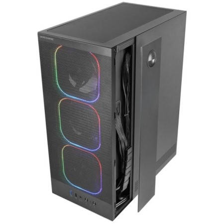 Caja ordenador mars gaming mcnebula atx argb cristal templado negro