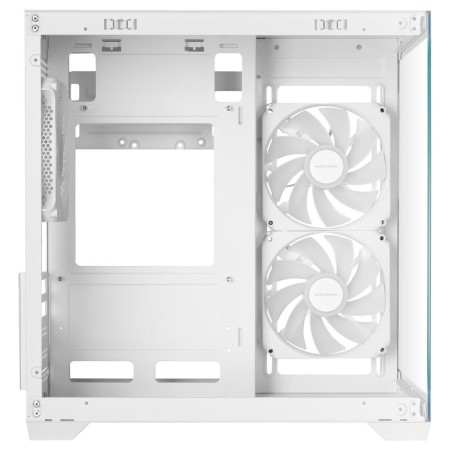 Caja ordenador mars gaming mc - view3w matx argb cristal templado blanca