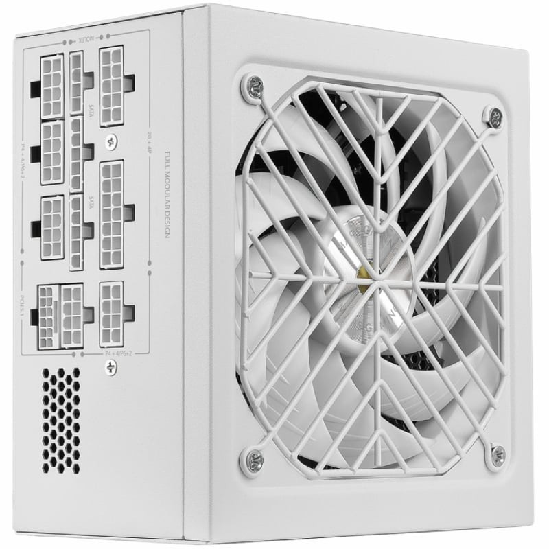 Fuente de Alimentación Mars Gaming MPT850/ 850W/ Ventilador 14cm/ ATX 3.1/ PCIe 5.1/ 80 Plus Platinum/ Blanca