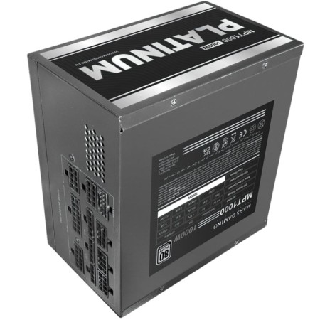 Fuente de Alimentación Mars Gaming MPT1000/ 1000W/ Ventilador 12cm/ ATX 3.1/ PCIe 5.1/ 80 Plus Platinum/ Negra