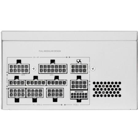 Fuente de Alimentación Mars Gaming MPT1000/ 1000W/ Ventilador 14cm/ ATX 3.1/ PCIe 5.1/ 80 Plus Platinum/ Blanca