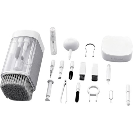 Kit de Limpieza Mars Gaming MAKIT/ 21 en 1/ Blanco