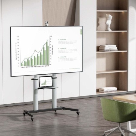 Soporte de Suelo con Ruedas Aisens FT100TE-259 para TV de 60-100″/ hasta 100kg