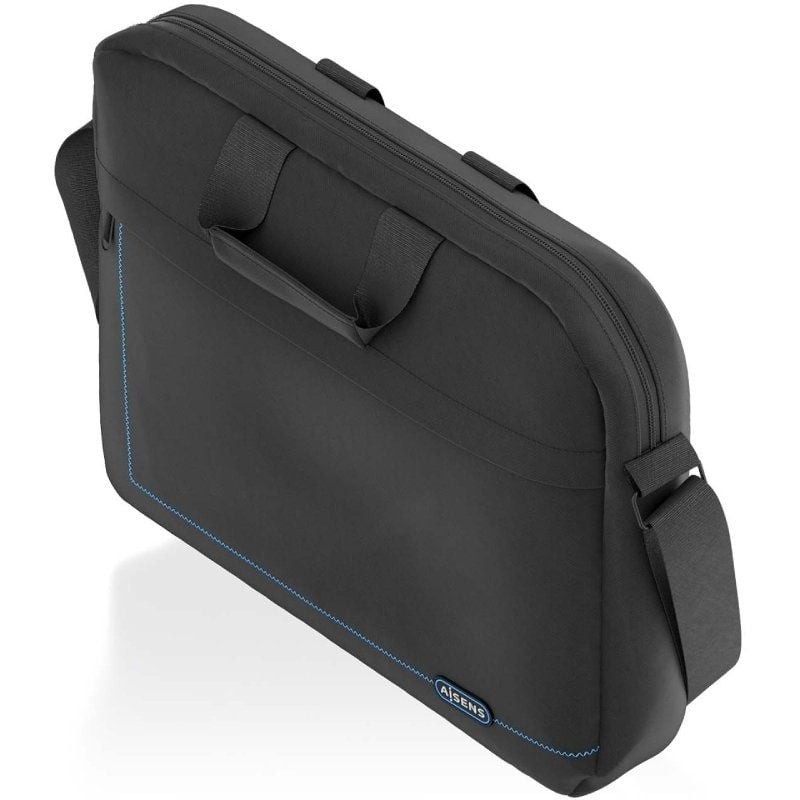 Maletín Aisens ASBG-BC022-BK para Portátiles hasta 15.6″/ Negro