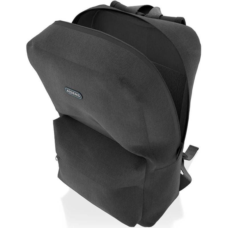 Mochila Aisens ASBG-BP080-BK para Portátiles hasta 15.6″/ Negro