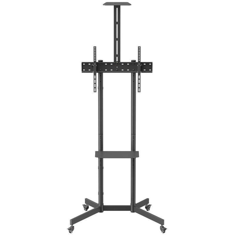 Soporte de Suelo Inclinable con Ruedas/ Soporte de Cámara Aisens FT70TE-335 para TV 37″-70″/ hasta 45kg
