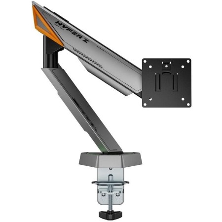 Soporte de Mesa Gaming para Monitor Aisens DT49TSRRGB-347/ Giratorio/ Inclinable/ hasta 16kg/ con Iluminación RGB