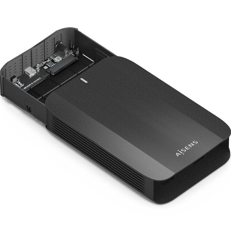 Caja Externa para Disco Duro de 3.5″ Aisens ASE-3535B/ USB 3.1