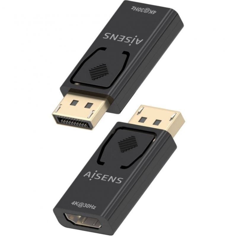 Conversor Aisens A125-0949/ DisplayPort Macho - HDMI Hembra/ Negro