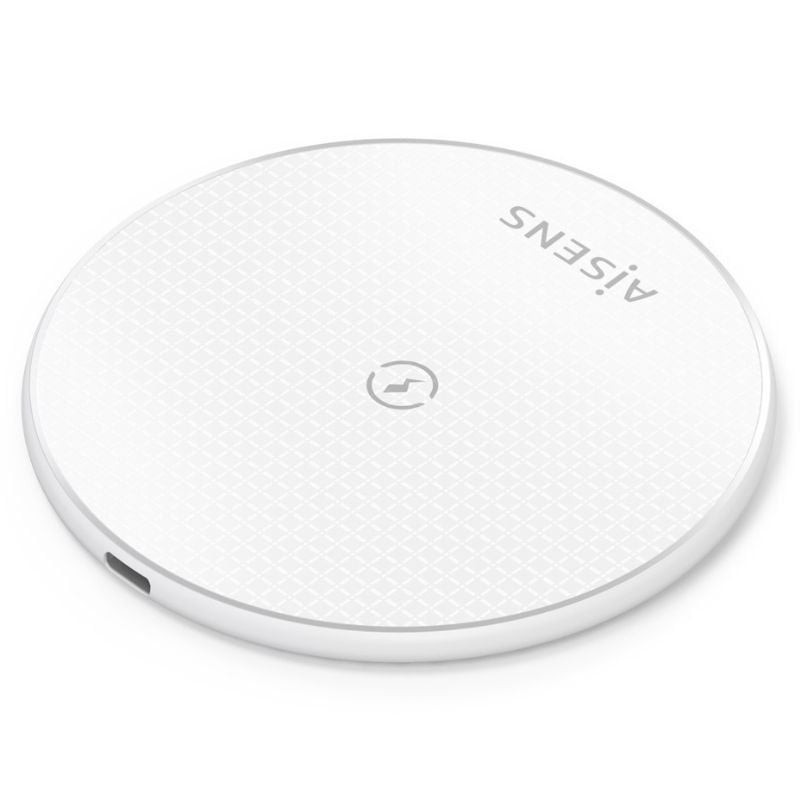 Base de carga Inalámbrica Aisens ASCH-15W1WC057-W/ 15W/ Blanco