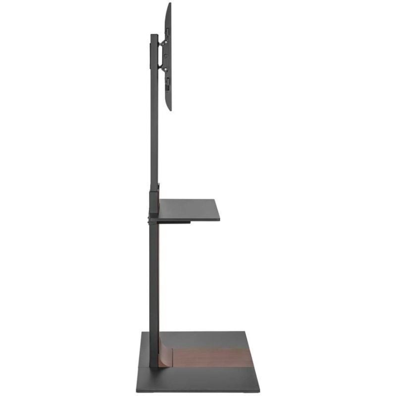Soporte de Suelo Inclinable/ Giratorio con Bandeja DVD Aisens FT86TSE-401 para TV de 37-86″/ hasta 50kg