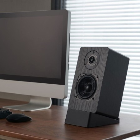 Soporte de Sobremesa Inclinable Aisens SPK07U-425 para Altavoces/ hasta 10kg