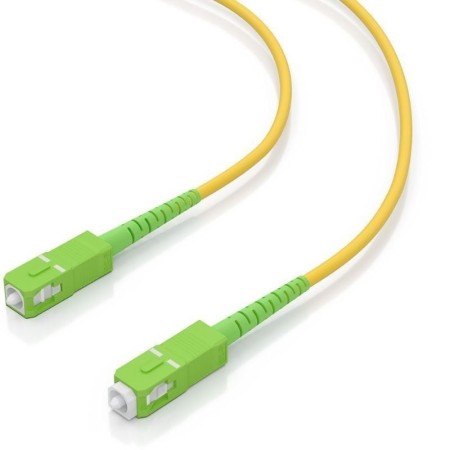 Cable de Fibra Óptica G657A2 3.0 9/125 SMF Aisens A152-0982/ LSZH/ 5m/ Amarillo