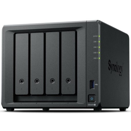 NAS Synology Diskstation DS425+/ 4 Bahías 3.5″- 2.5″/ 6GB DDR4/ Formato Torre