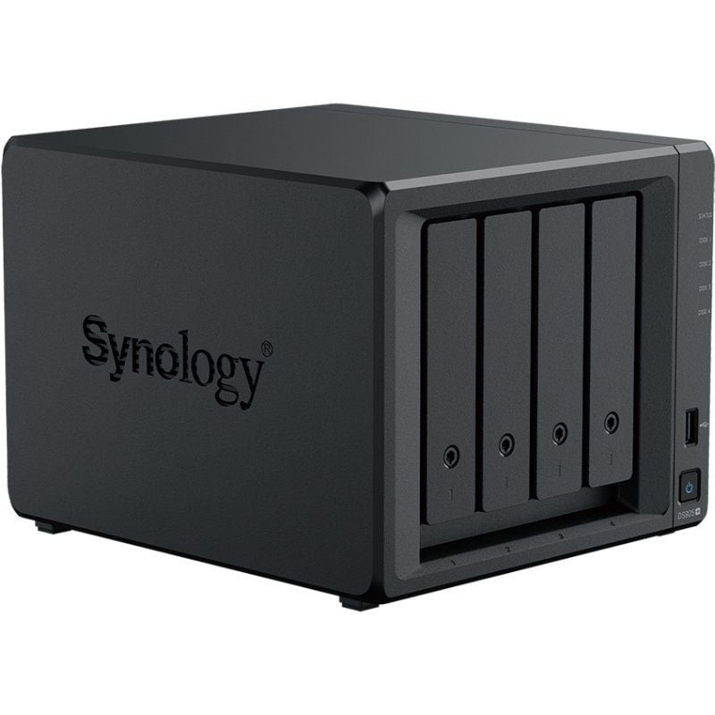 NAS Synology Diskstation DS925+/ 4 Bahías 3.5″- 2.5″/ 8GB DDR4/ 16TB/ Formato Torre