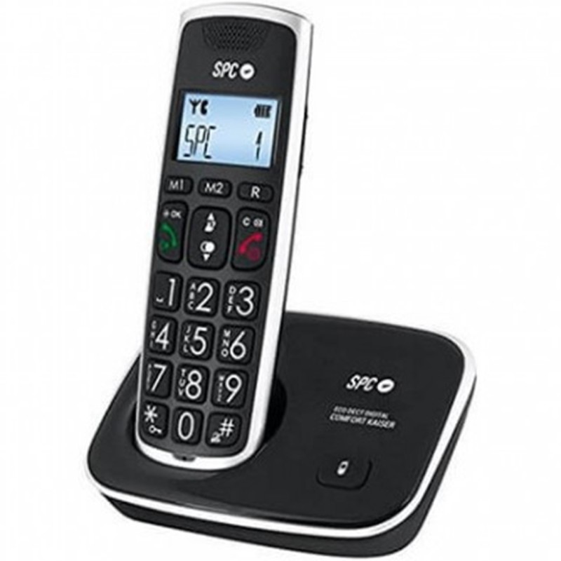 Teléfono Inalámbrico SPC Telecom 7608/ Negro