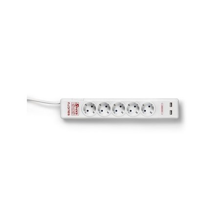 Salicru SPS SAFE 5+ Regleta con Protección 5 Tomas