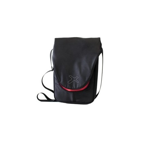 Bandolera o mochila poliester hasta 14 pulgadas negra