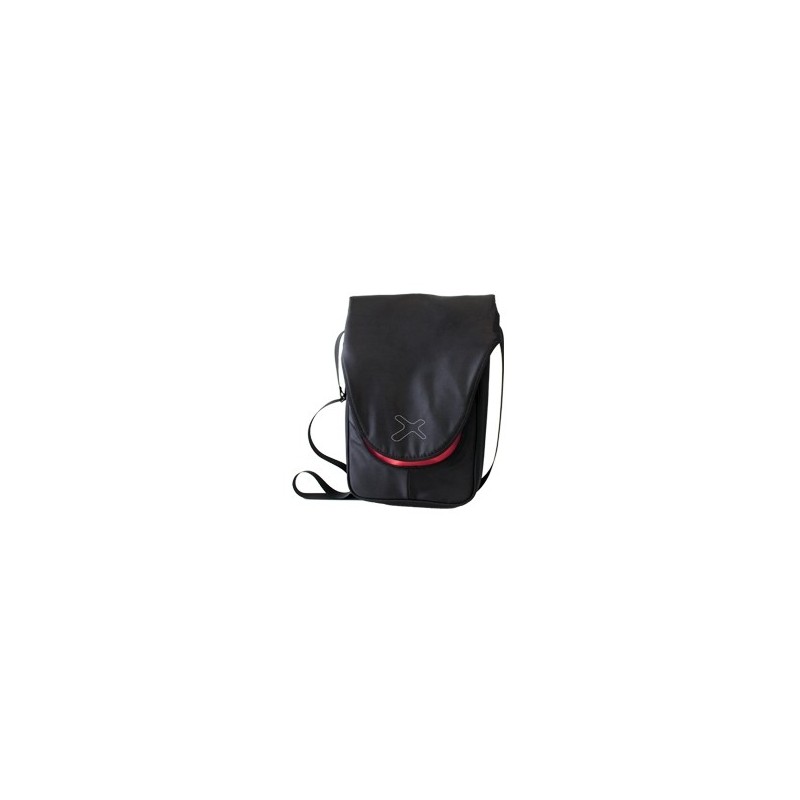 Bandolera o mochila poliester hasta 14 pulgadas negra