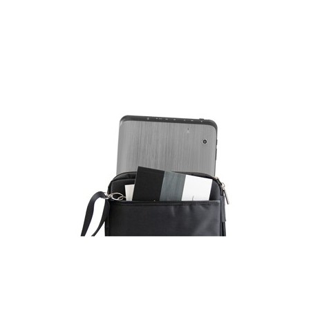 Bandolera nylon hasta 10 pulgadas negra