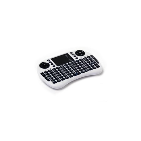 Mini teclado inalambrico wireless 2.4ghz phoenix touchpad multimedia smart tv - tvbox - android tv - color blanco y negro