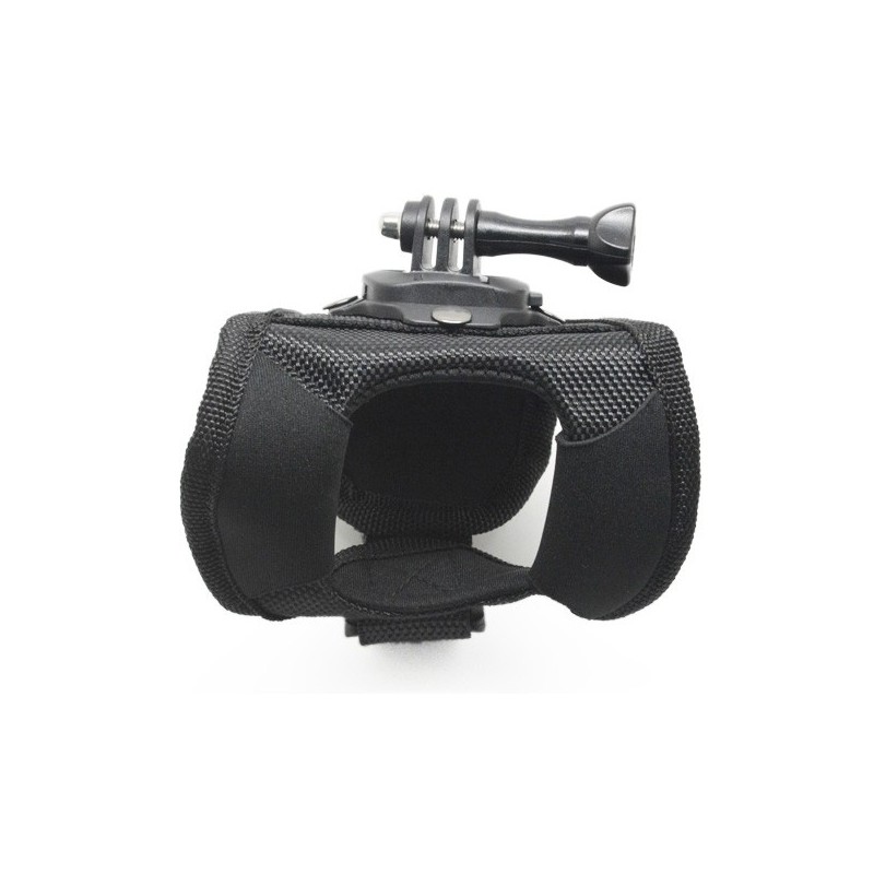 Accesorio soporte muñeca ajustable con rotacion velcro de 360 phoenix para camaras sport & gopro hero 4 - 3+ - 3 - 2 - 1 de colo