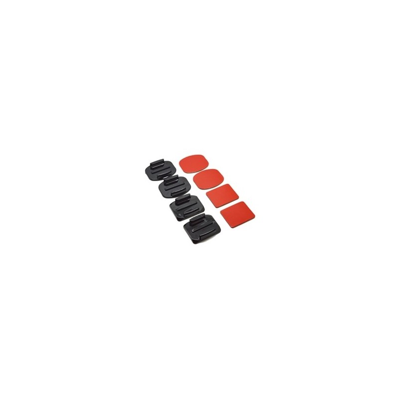 Accesorio soporte adhesivo 3m curvos + planos phoenix para camaras sport & gopro hero 4 - 3+ - 3 - 2 - 1 flat and curved adhesiv