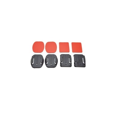 Accesorio soporte adhesivo 3m curvos + planos phoenix para camaras sport & gopro hero 4 - 3+ - 3 - 2 - 1 flat and curved adhesiv