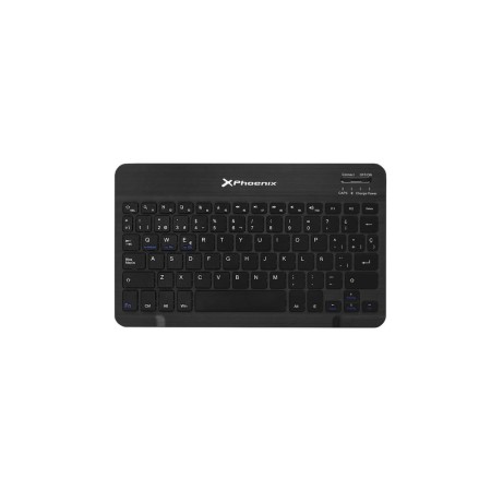 Funda universal phoenix para tablet hasta 10 pulgadas universal teclado bluetooth roja