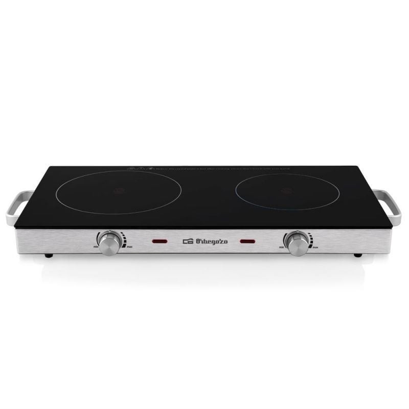 Vitrocerámica Orbegozo PCE6000/ 2 placas 170 y 205mm/ 1000W - 1800W