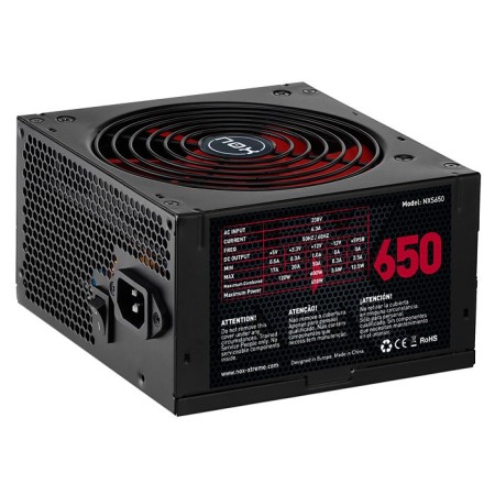 Fuente de Alimentación Nox NX/ 650W/ Ventilador 14cm