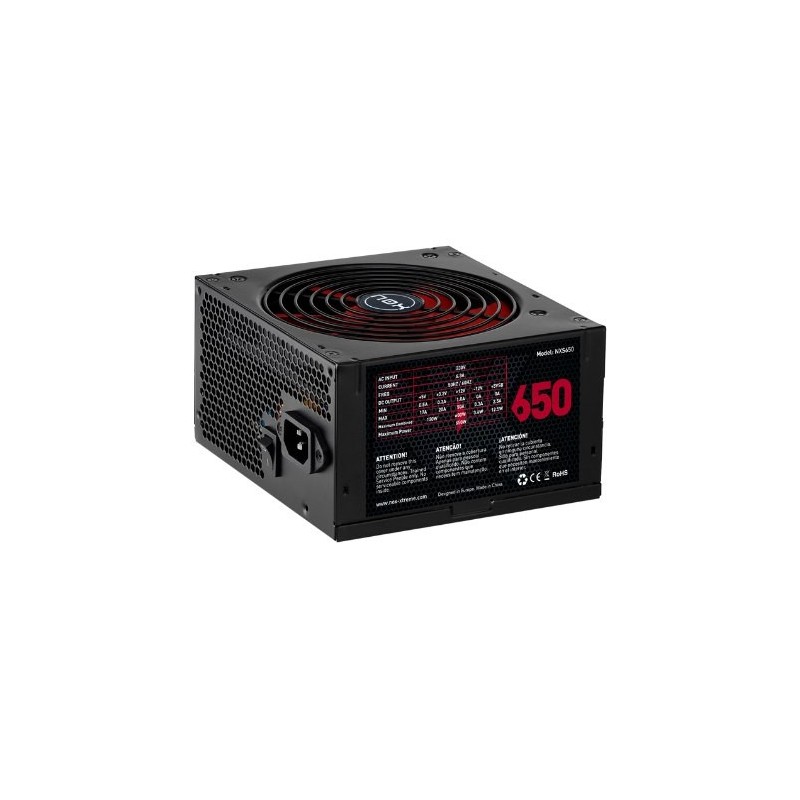 Fuente de Alimentación Nox NX/ 650W/ Ventilador 14cm