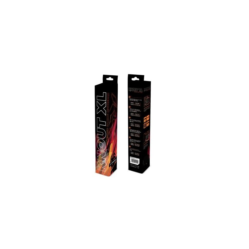 Alfombrilla krom knout xl extended gaming para mouse raton y teclado 850 x 300 x 4 mm.
