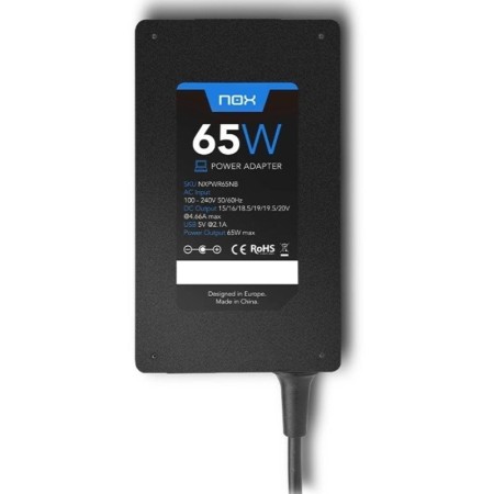 Nox Cargador para portátil 65W USB